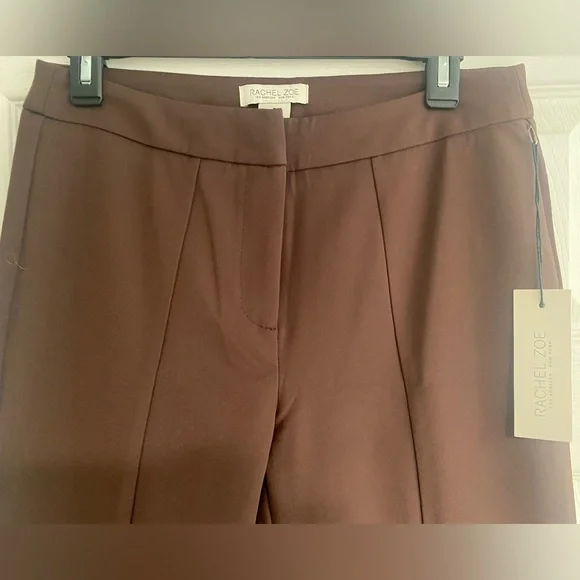 Rachel Zoe Middle seam brown stretchy pant - Picture 6 of 7